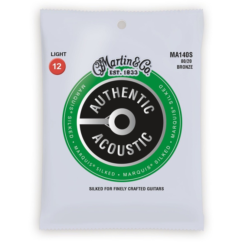 martin-ma140s-light-12-54-bronze-80-20-authentic-acoustic-marquis-silked-guitar-strings MARTIN MA140S LIGHT 12 - 54 BRONZE 80/20 AUTHENTIC ACOUSTIC MARQUIS SILKED GUITAR STRINGS