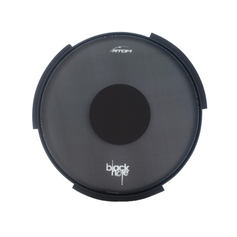rtom-20-bass-drum-black-hole-practice-pad-snap-on-tuneable Rtom 20" Bass Drum Black Hole Practice Pad - Snap-On - Tuneable