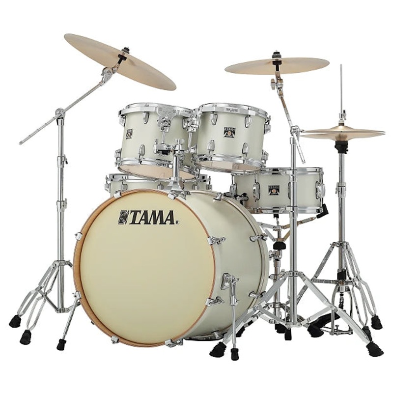 tama-cl52ks-superstar-classic-drum-shell-kit-5-piece-satin-arctic-pearl Tama CL52KS Superstar Classic Drum Shell Kit, 5-Piece, Satin Arctic Pearl