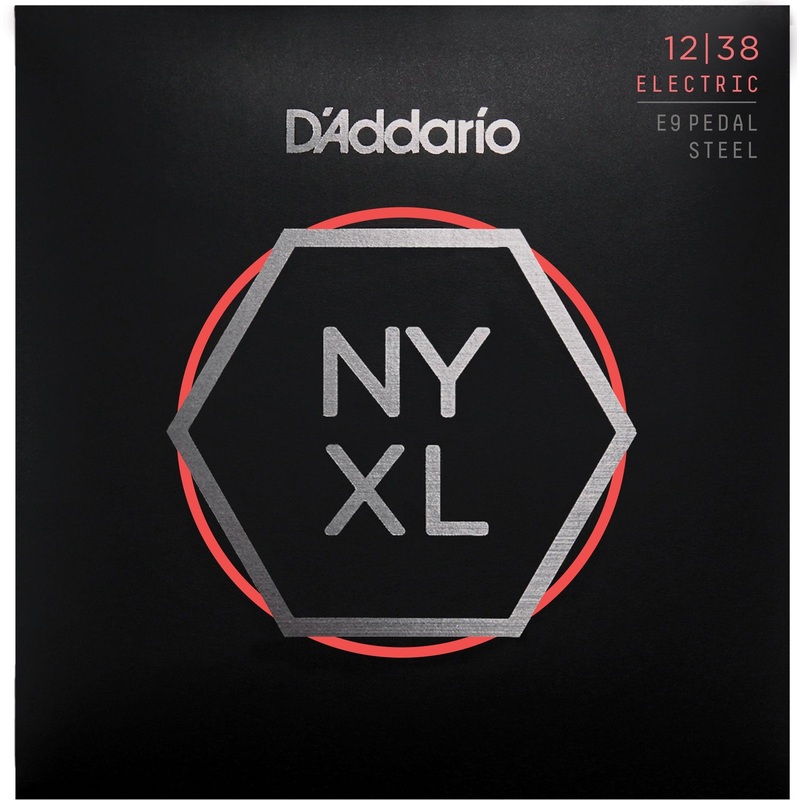 d-addario-nyxl-e9-pedal-steel-string-set-custom-medium-012-038 D'Addario NYXL E9 Pedal Steel String Set, Custom Medium, .012-.038