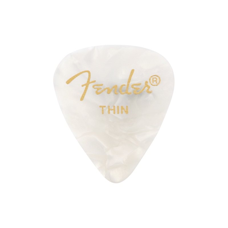 fender-shape-351-guitar-pick-white-moto Fender Shape 351 Guitar Pick - White Moto