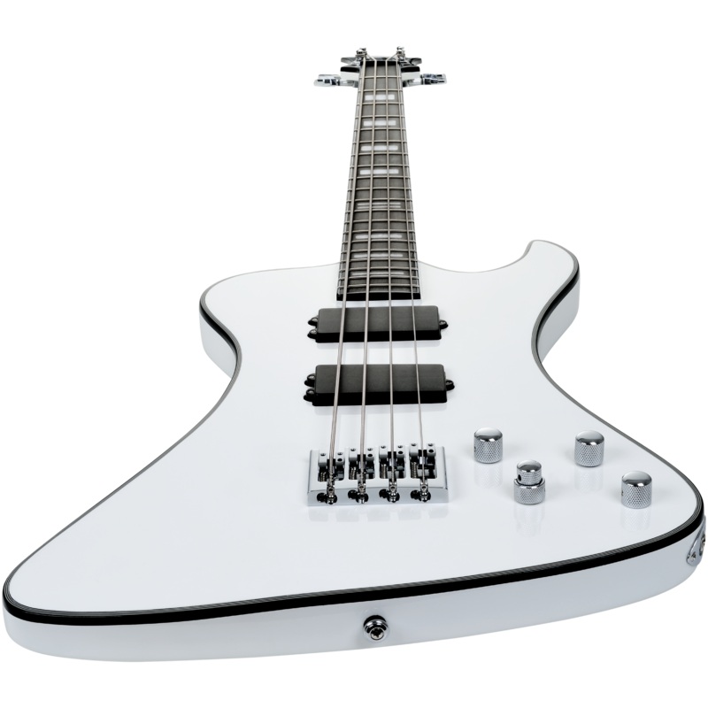 hagstrom-nekromant-4-bass-guitar-white-gloss-with-case Hagstrom Nekromant 4 Bass Guitar, White Gloss with Case