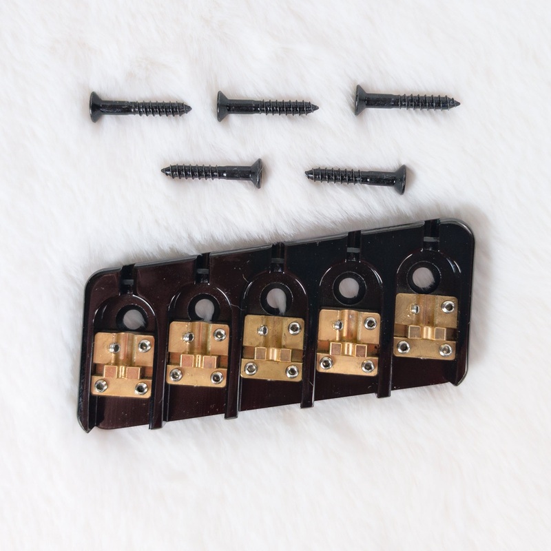 multiscale-bass-bridge-5-string Multiscale Bass Bridge - 5 String