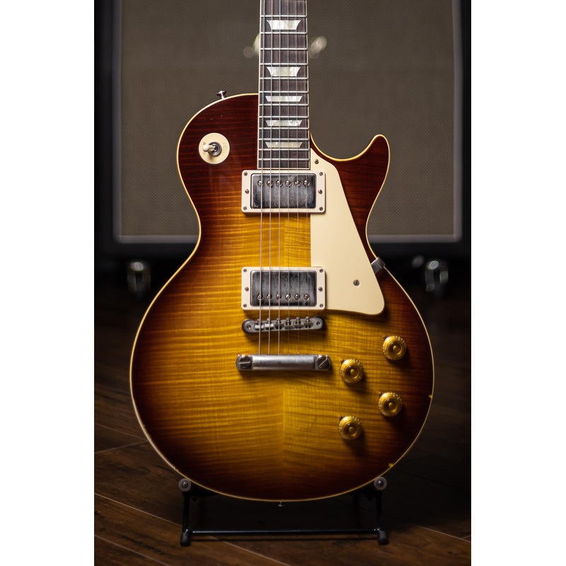 2021-gibson-custom-shop-1959-reissue-murphy-lab-light-aged-electric-guitar-cherry-tea-burst 2021 Gibson Custom Shop 1959 Reissue Murphy Lab Light Aged Electric Guitar - Cherry Tea Burst