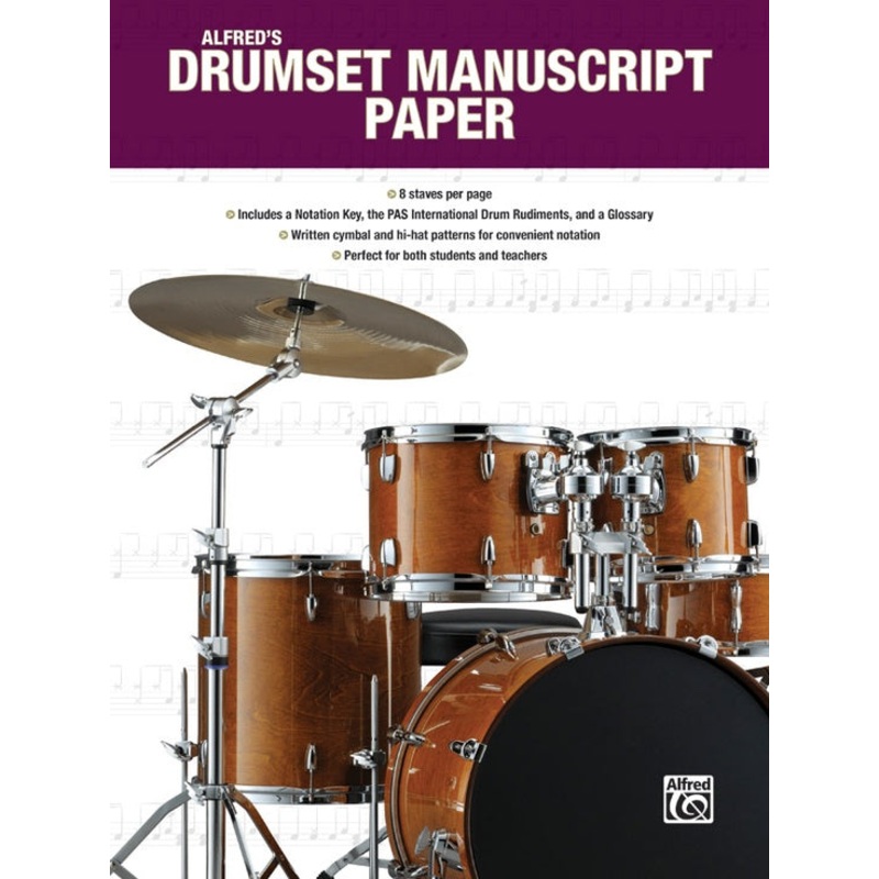 alfred-s-drumset-manuscript-paper Alfred's Drumset Manuscript Paper