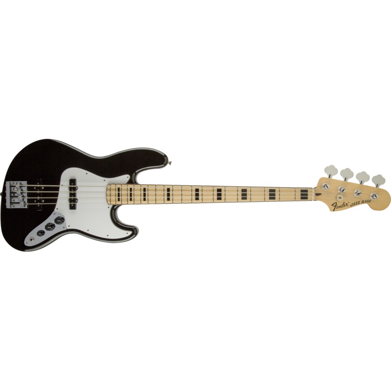 fender-geddy-lee-jazz-bass-maple-fingerboard-black Fender Geddy Lee Jazz Bass, Maple Fingerboard, Black
