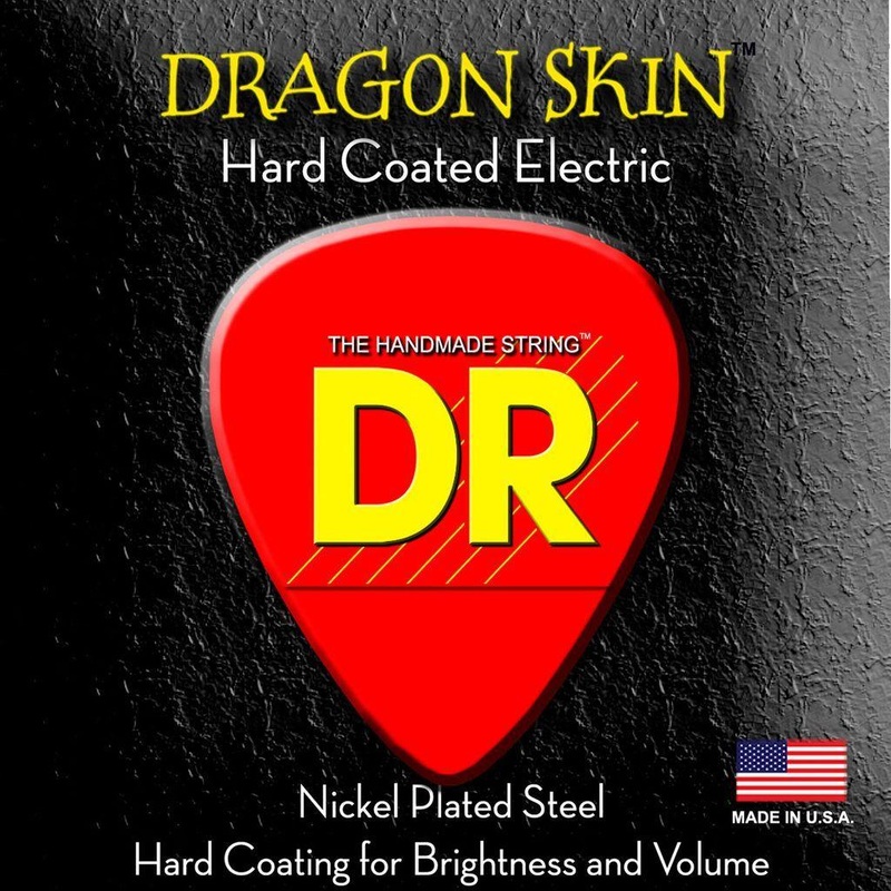 dr-k3-dragon-skin-coated-electric-string-set-011-050 DR K3 Dragon Skin Coated Electric String Set, .011-.050