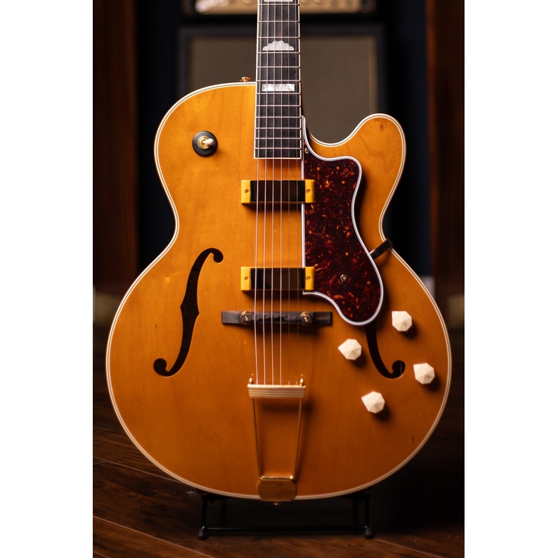 epiphone-150th-anniversary-zephyr-deluxe-regent-hollowbody-electric-guitar-aged-antique-natural Epiphone 150th Anniversary Zephyr DeLuxe Regent Hollowbody Electric Guitar - Aged Antique Natural