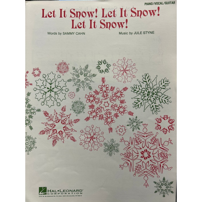 let-it-snow-let-it-snow-let-it-snow-piano-vocal-guitar-cahn-styne-hal-leonard Let It Snow! Let It Snow! Let It Snow! - Piano / Vocal / Guitar - Cahn / Styne (Hal Leonard)