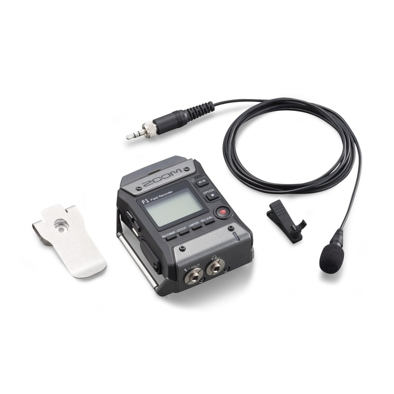 zoom-f1-lp-field-recorder-w-lavalier-mic Zoom F1-LP Field Recorder w/Lavalier Mic