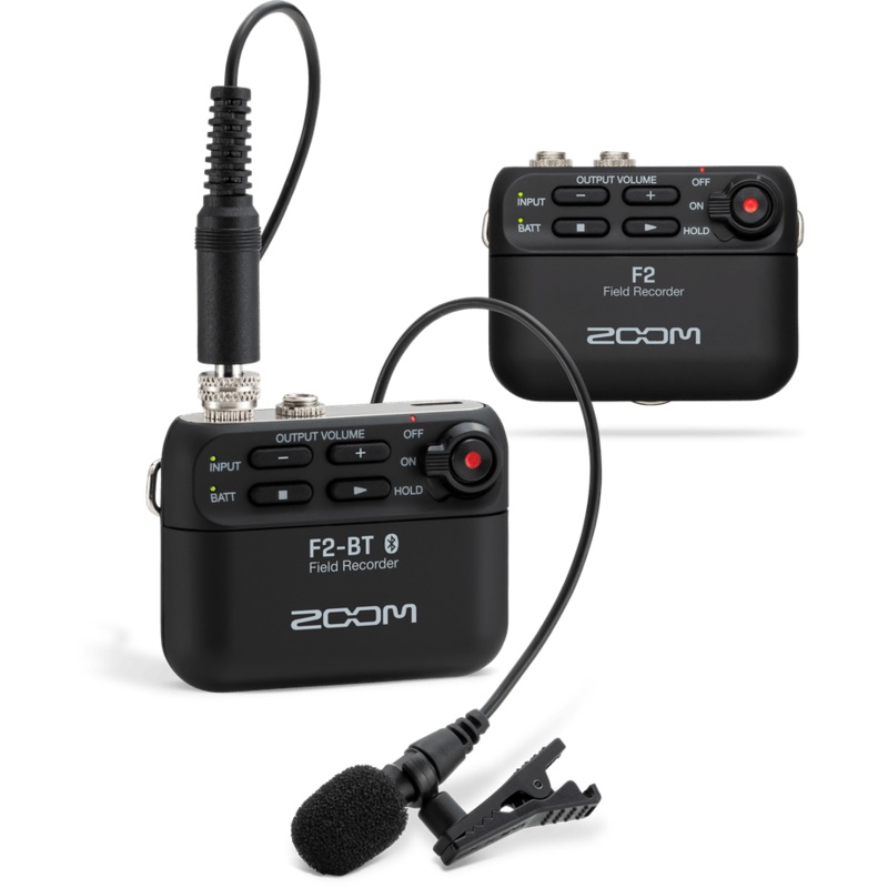 zoom-f2-bt-2-channel-field-recorder-and-lavalier-microphone-w-bluetooth-black-zf2bt Zoom F2-BT 2-Channel Field Recorder and Lavalier Microphone w/ Bluetooth - Black ZF2BT