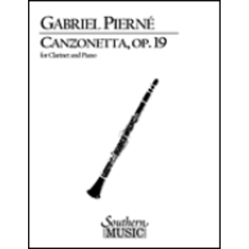 canzonetta-op-19-for-bb-clarinet-and-piano-pierne Canzonetta, Op. 19 for Bb Clarinet and Piano - Pierne