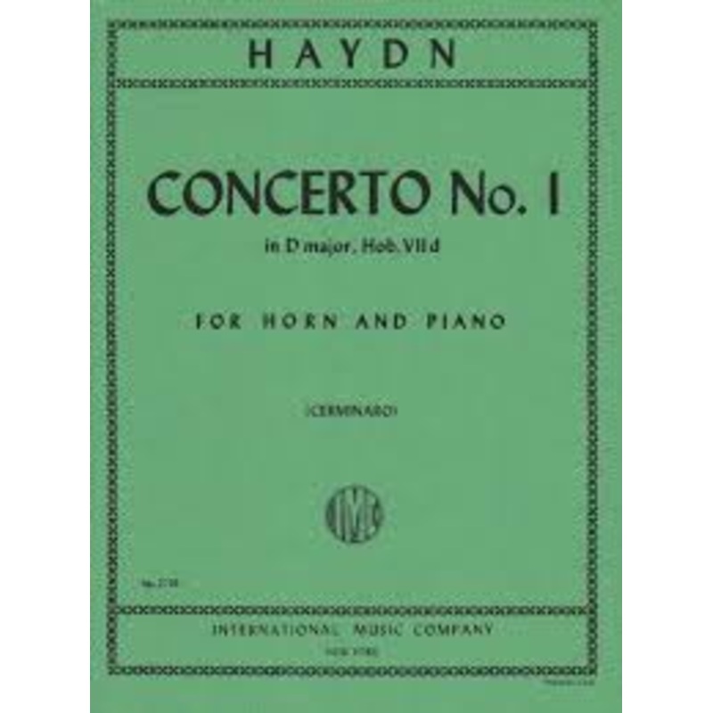 concerto-no-i-in-d-major-hob-viid-for-horn-haydn-cerminaro Concerto No. I in D Major, Hob. VIId for Horn = Haydn / Cerminaro