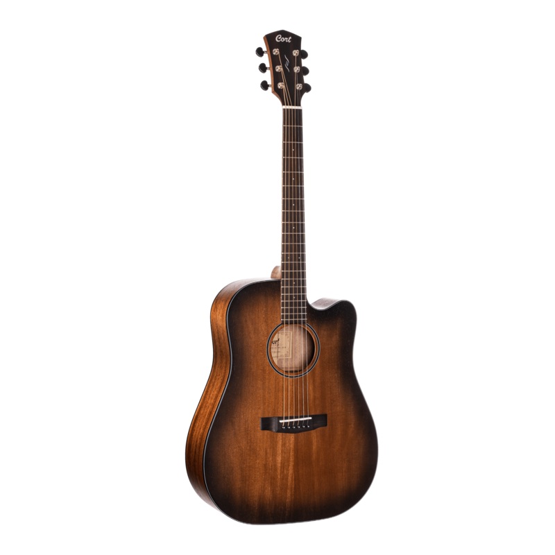 cort-core-dc-mahogany-acoustic-guitar-w-soft-case-open-pore-black-burst Cort Core-DC Mahogany Acoustic Guitar w/Soft Case - Open Pore Black Burst