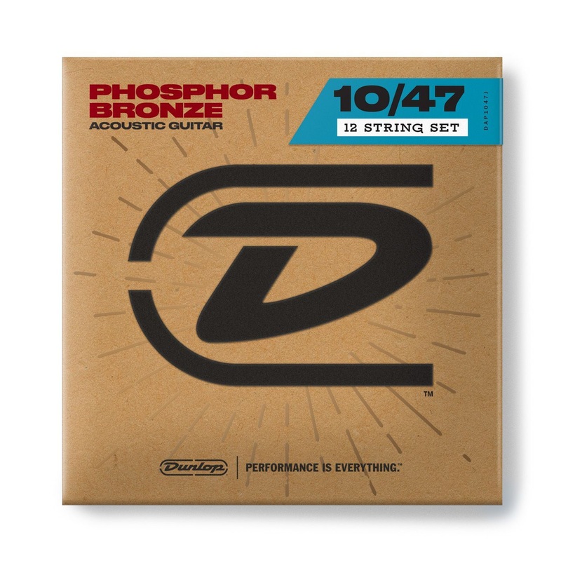 dunlop-12-string-acoustic-guitar-string-set-light-10-47 Dunlop 12 String Acoustic Guitar String Set - Light 10-47