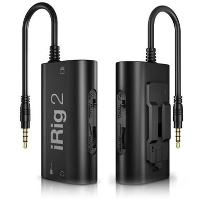 ik-multimedia-irig-2-guitar-bass-interface-for-iphone-ipad-ipod-touch IK Multimedia iRig 2 Guitar/Bass interface for iPhone/iPad/iPod Touch