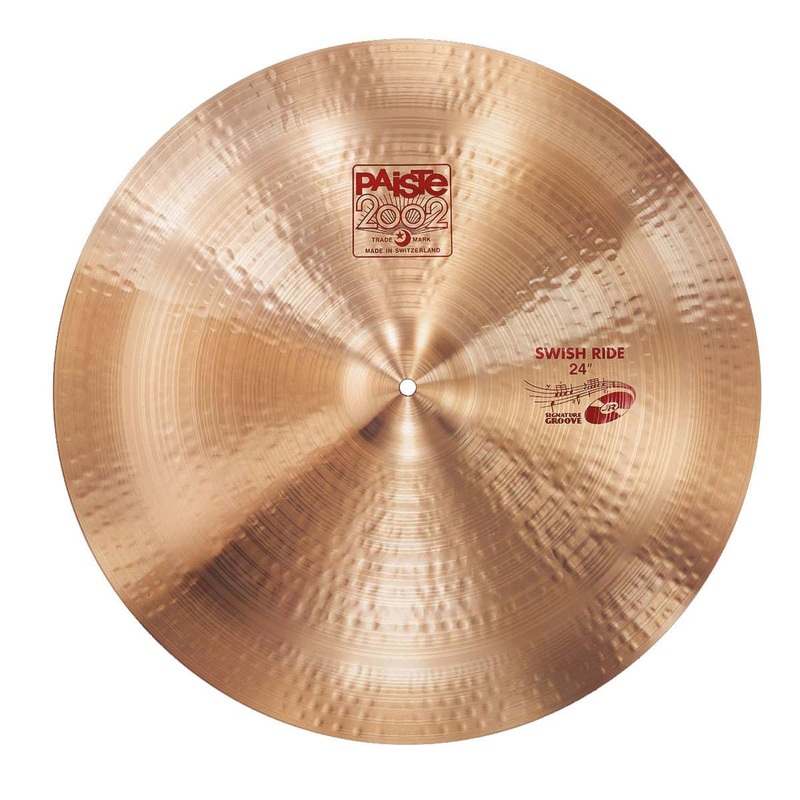 paiste-24-2002-swish-ride-john-robinson-signature-groove Paiste 24" 2002 Swish Ride - John Robinson "Signature Groove"