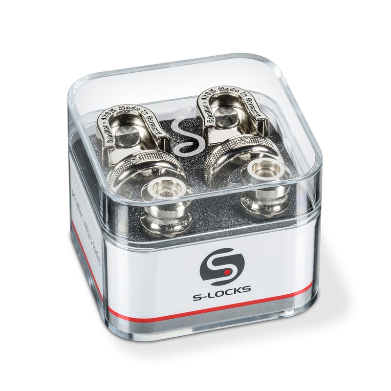 schaller-s-lock-straplocks-set-of-2-nickel Schaller S-Lock Straplocks, Set of 2, Nickel