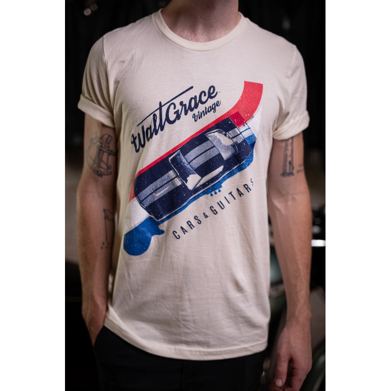 walt-grace-vintage-cream-mustang-graphic-t-shirt-gender-neutral Walt Grace Vintage Cream Mustang Graphic T-Shirt - Gender Neutral