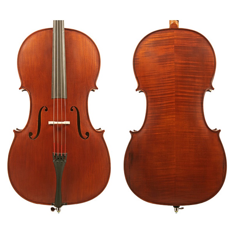gliga-i-3-4-size-cello-outfit-dark-antique-finish Gliga I 3/4 Size Cello Outfit - Dark Antique Finish