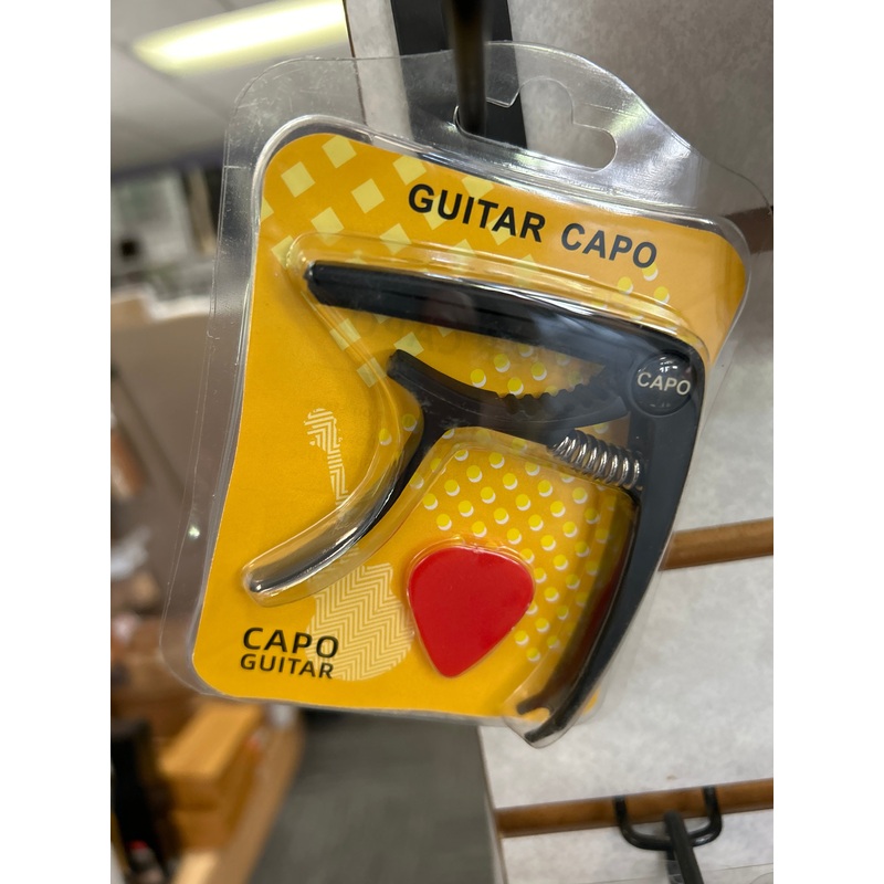 guitar-capo-six-string-acoustic-black Guitar Capo - Six String Acoustic Black