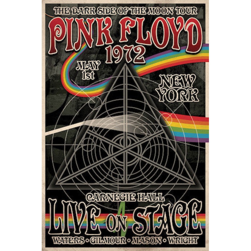 pink-floyd-dark-side-tour-wall-poster Pink Floyd Dark Side Tour Wall Poster