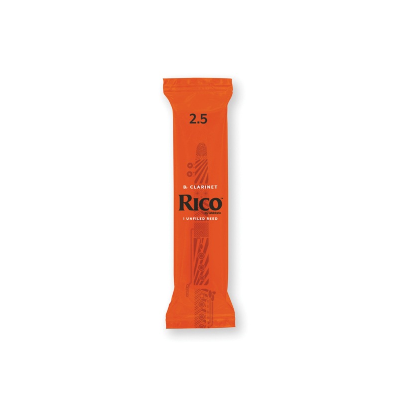 rico-by-d-addario-bb-clarinet-reed-2-5-single Rico by D'Addario Bb Clarinet Reed, 2.5, Single