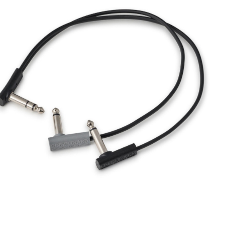 rockboard-flat-patch-y-splitter-cable-30-cm-11-13-16 RockBoard Flat Patch Y Splitter Cable, 30 cm / 11 13/16"