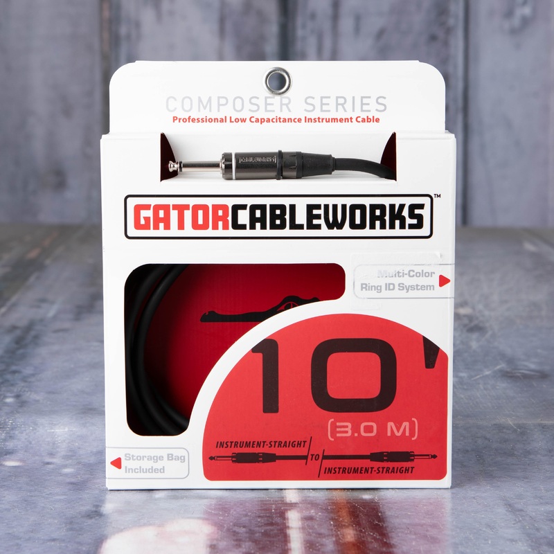 used-gator-cableworks-composer-series-10ft-strt-to-strt-cable Used Gator Cableworks Composer Series 10ft Strt To Strt Cable