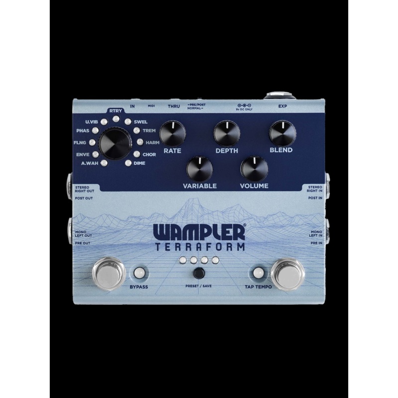 wampler-terraform-multifx-pedal Wampler Terraform MultiFX Pedal