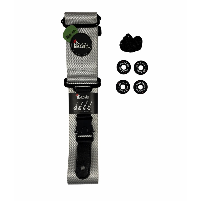 black-smith-nscbs-008-clip-buckle-nylon-strap-gray Black Smith NSCBS-008 Clip Buckle Nylon Strap - Gray