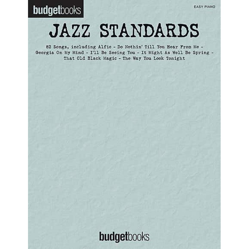 budget-books-jazz-standards-easy-piano Budget Books Jazz Standards Easy Piano