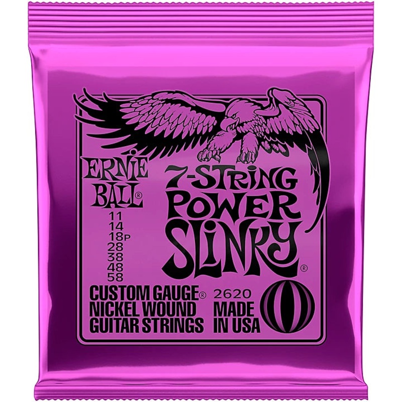 ernie-ball-power-slinky-nickel-wound-7-string-electric-guitar-strings-11-58-gauge Ernie Ball Power Slinky Nickel Wound 7-String Electric Guitar Strings 11-58 Gauge