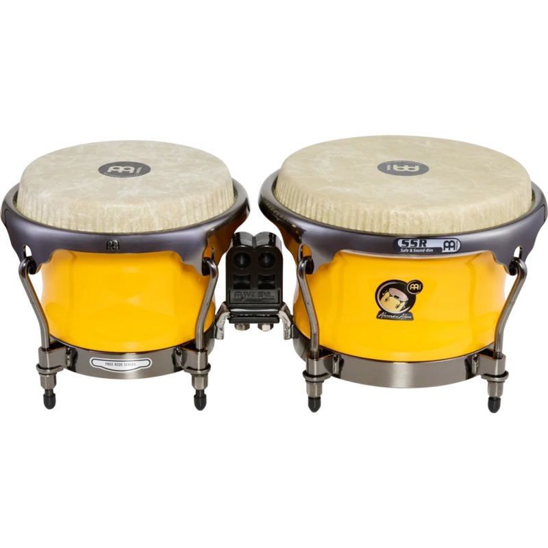 meinl-aa400sy-bongo-alexandra-alban-7-8-1-2-sunrise-yellow Meinl AA400SY Bongo - Alexandra Alban - 7" & 8 1/2" -Sunrise Yellow