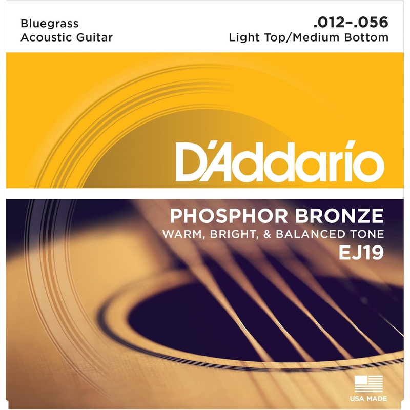 d-addario-acoustic-string-set-phosphor-bronze-ej19-bluegrass-light-top-medium-bottom-012-056 D'Addario Acoustic String Set, Phosphor Bronze, EJ19 Bluegrass Light Top/Medium Bottom .012-.056