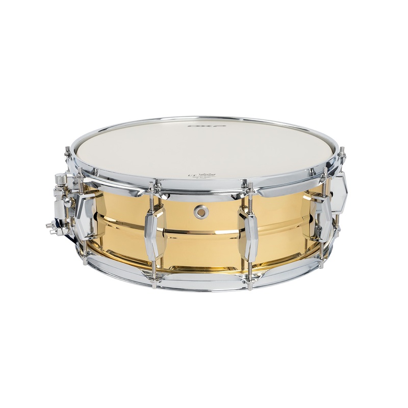 dxp-dxp1450b-14x5-snare-drum-beaded-brass-shell DXP DXP1450B 14x5" Snare Drum - Beaded Brass Shell