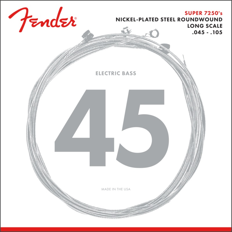fender-7250m-bass-string-set-nickel-plated-steel-long-scale-045-105 Fender 7250M Bass String Set, Nickel Plated Steel, Long Scale, .045-.105