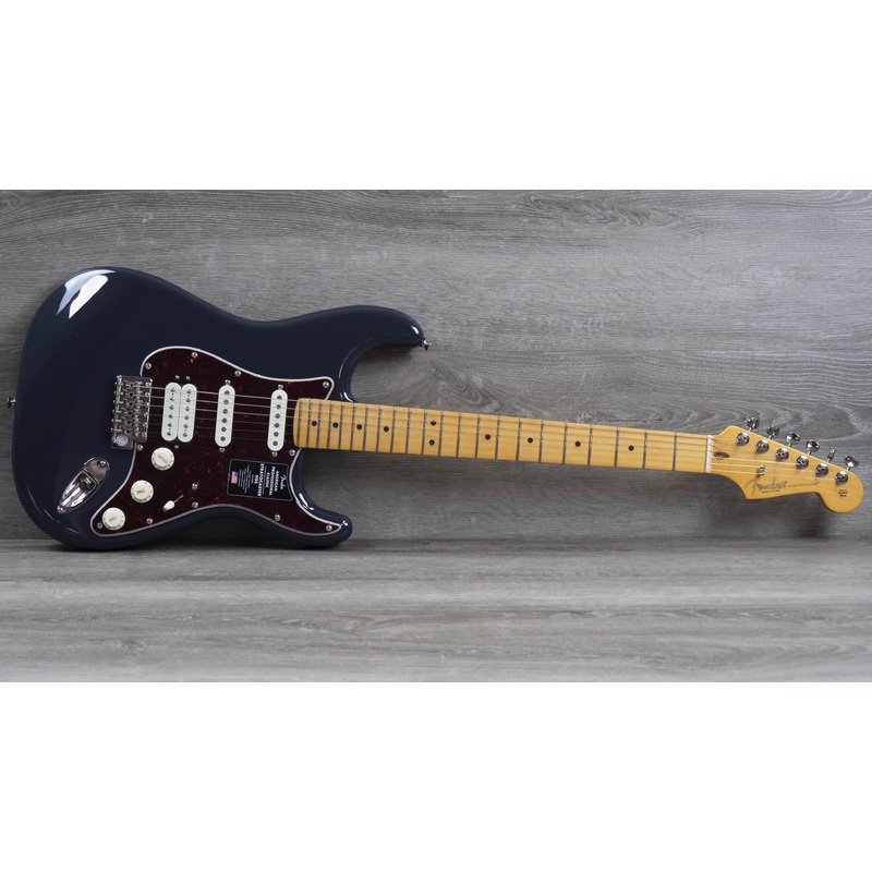 fender-american-professional-classic-stratocaster-hss-maple-fingerboard-faded-black Fender American Professional Classic Stratocaster HSS, Maple Fingerboard, Faded Black