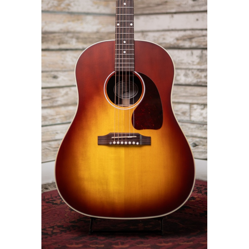 gibson-j-45-studio-rosewood-acoustic-guitar-satin-rosewood-burst Gibson J-45 Studio Rosewood Acoustic Guitar - Satin Rosewood Burst