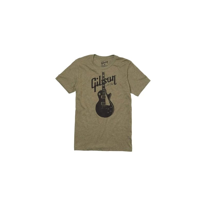 gibson-les-paul-tee-heather-olive-xl Gibson Les Paul Tee (Heather Olive), XL