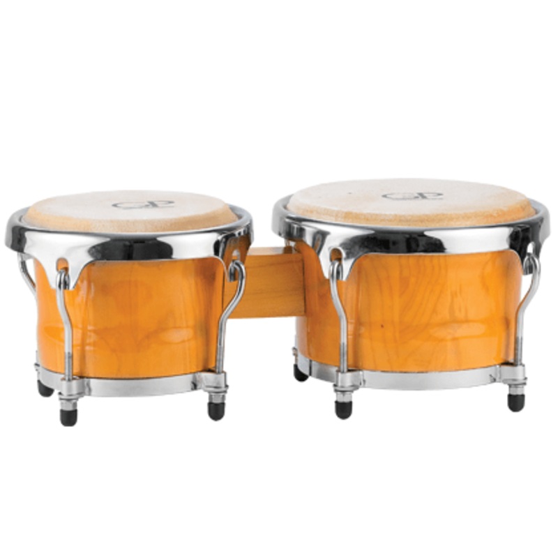 granite-percussion-bongon-6-5-7-5-inch-bongo-set-natural-finish Granite Percussion BONGON 6.5 & 7.5 inch Bongo Set - Natural Finish