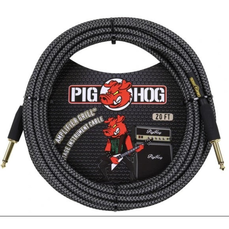 pig-hog-20ft-amplifier-grill-instrument-cable Pig Hog 20FT "Amplifier Grill" Instrument Cable