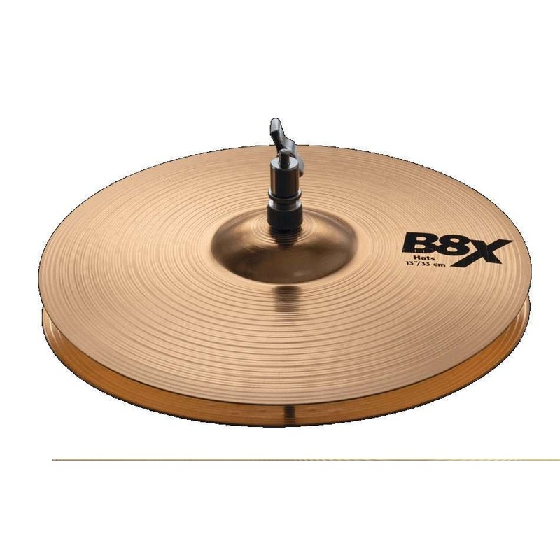 sabian-41302x-13-b8x-hi-hat-cymbals-made-in-canada SABIAN 41302X 13" B8X Hi-Hat Cymbals Made In Canada