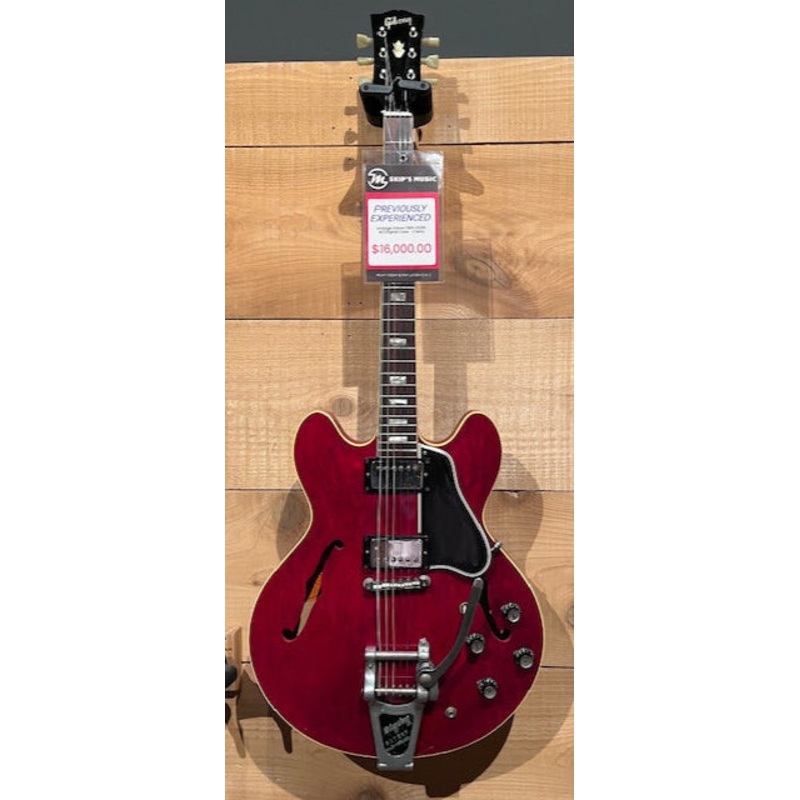 vintage-gibson-1965-es335-w-original-case-cherry Vintage Gibson 1965 ES335 W/Original Case - Cherry