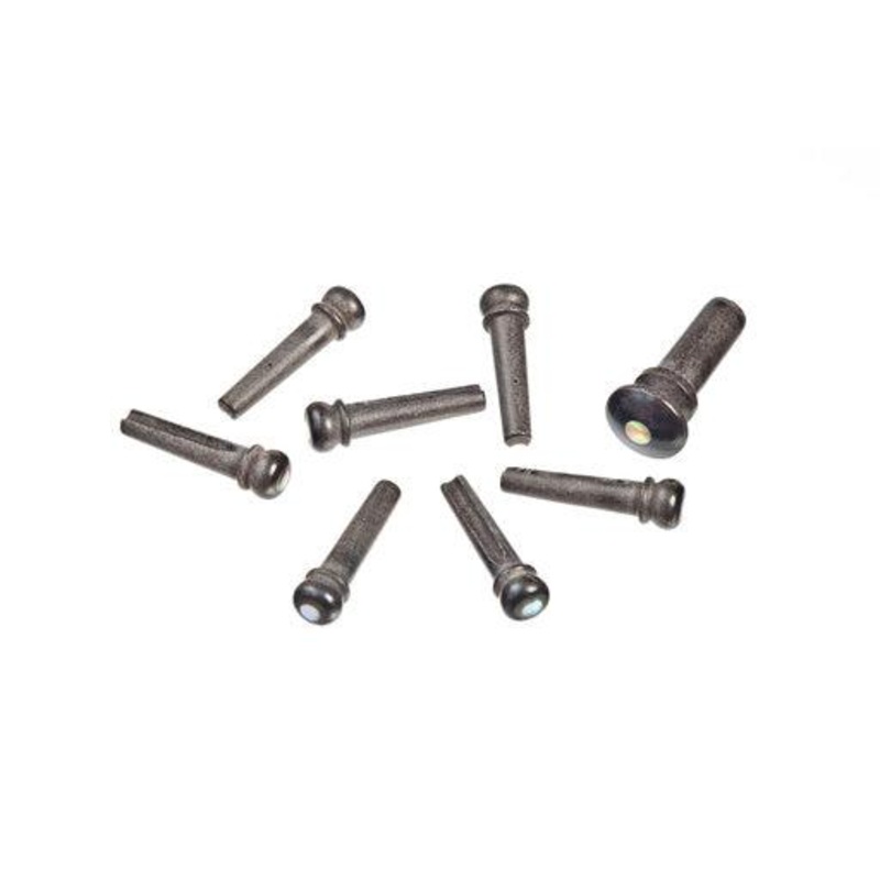 d-addario-ebony-bridge-pins-with-end-pin-set D'Addario Ebony Bridge Pins with End Pin Set