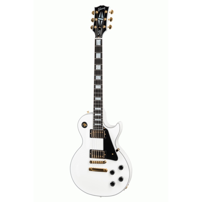 gibson-les-paul-custom-w-case-alpine-white-gloss Gibson Les Paul Custom w/Case - Alpine White Gloss