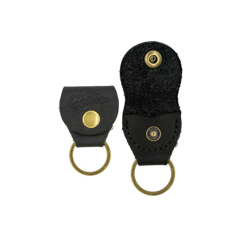 godin-black-leather-guitar-pick-holder GODIN Black Leather Guitar Pick Holder