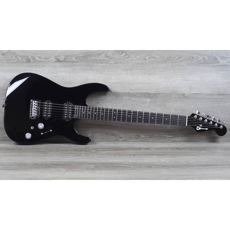 charvel-pro-mod-plus-dk24-hh-2pt-eb-ebony-fingerboard-raven-black Charvel Pro-Mod Plus DK24 HH 2PT EB, Ebony Fingerboard - Raven Black