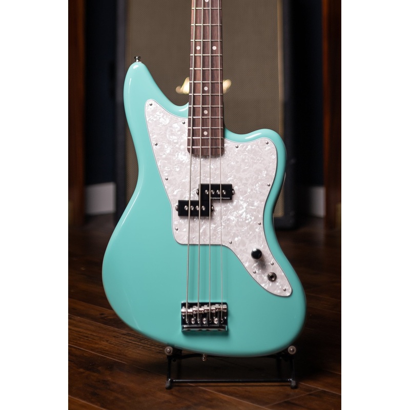 fender-mark-hoppus-jaguar-rosewood-fingerboard-bass-sea-foam-green Fender Mark Hoppus Jaguar Rosewood Fingerboard Bass - Sea Foam Green