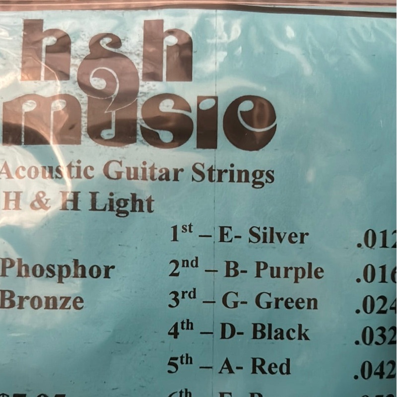 h-h-acoustic-guitar-string-set H & H Acoustic Guitar String Set